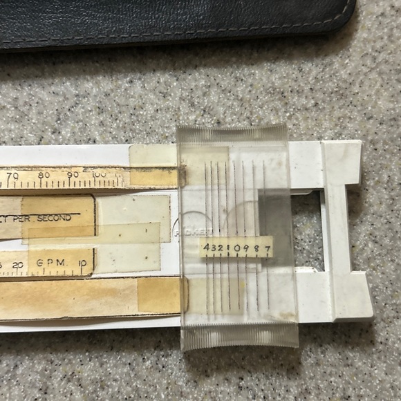 Vintage Pickett Trainer Model 120 Slide Rule & Leather Case - Picture 8 of 8